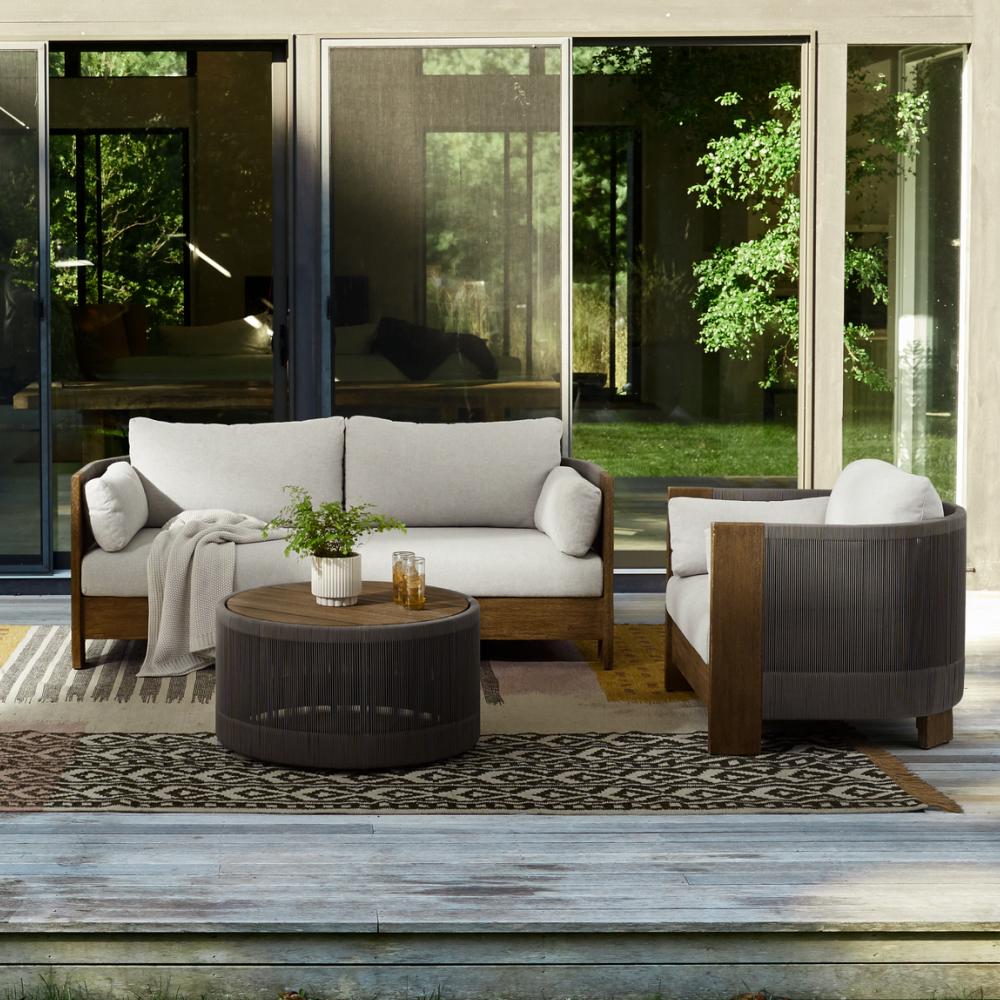 Porto Garden Sofa - Modern Outdoor Elegance | West Elm UK